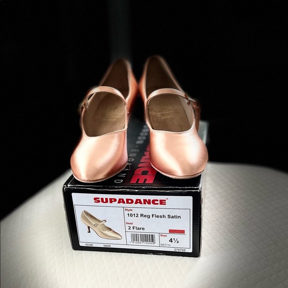 Supadance Smooth Ballroom shoes size 4.5UK - Picture 1 of 3